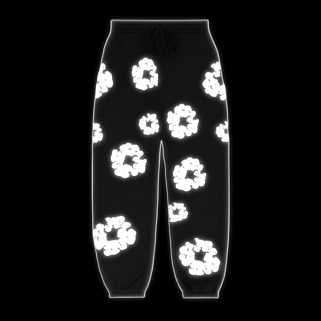 Distressed Graphic Jeans